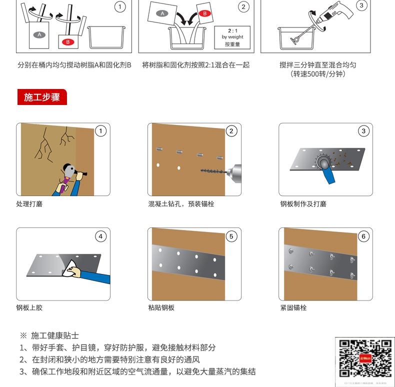 包钢夹江粘钢加固施工过程